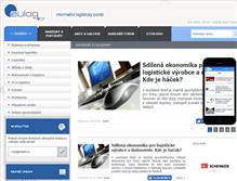 Tablet Screenshot of eulog.cz